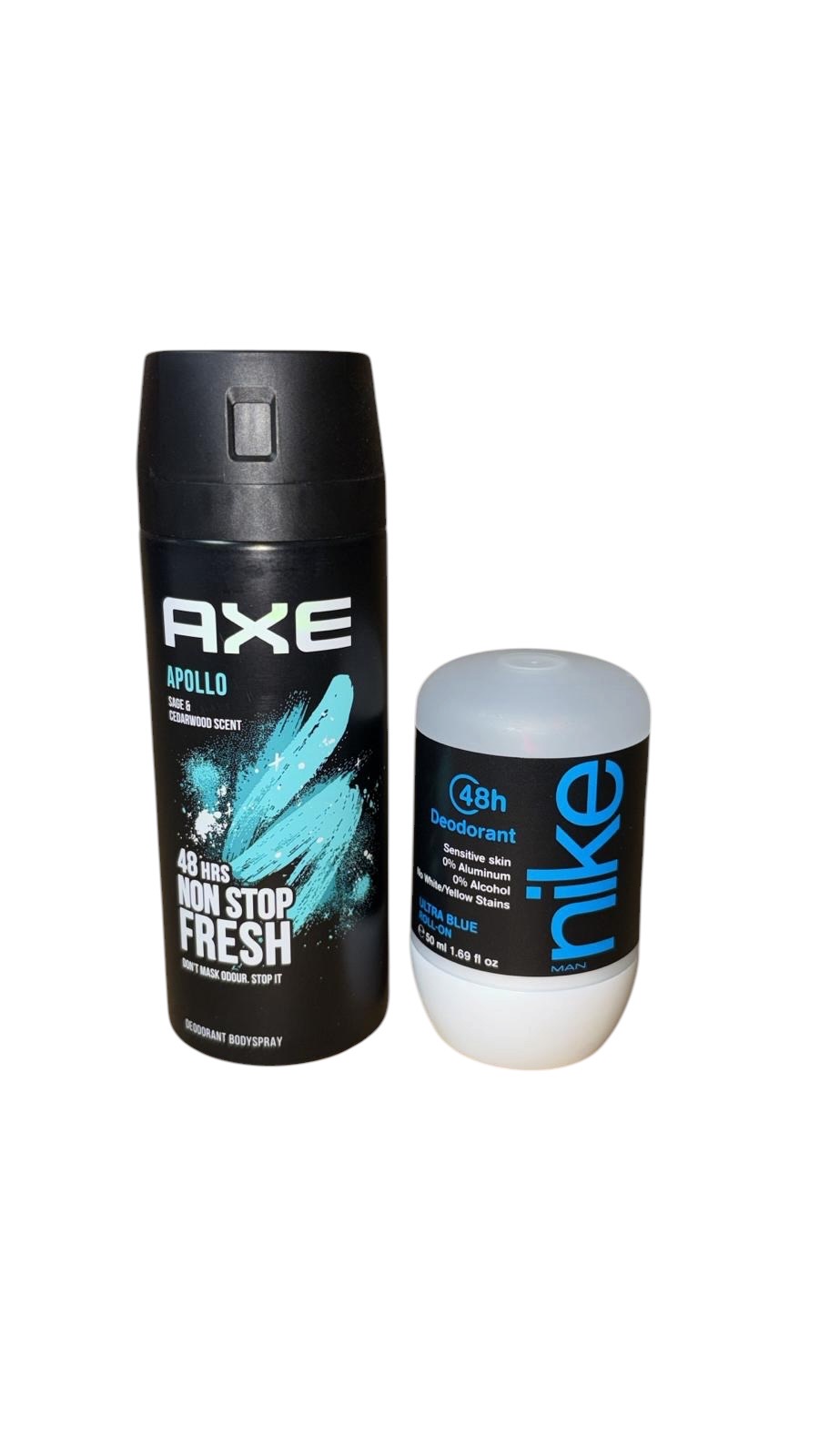 Desodorantes Axe Apollo & Nike Ultra Blue