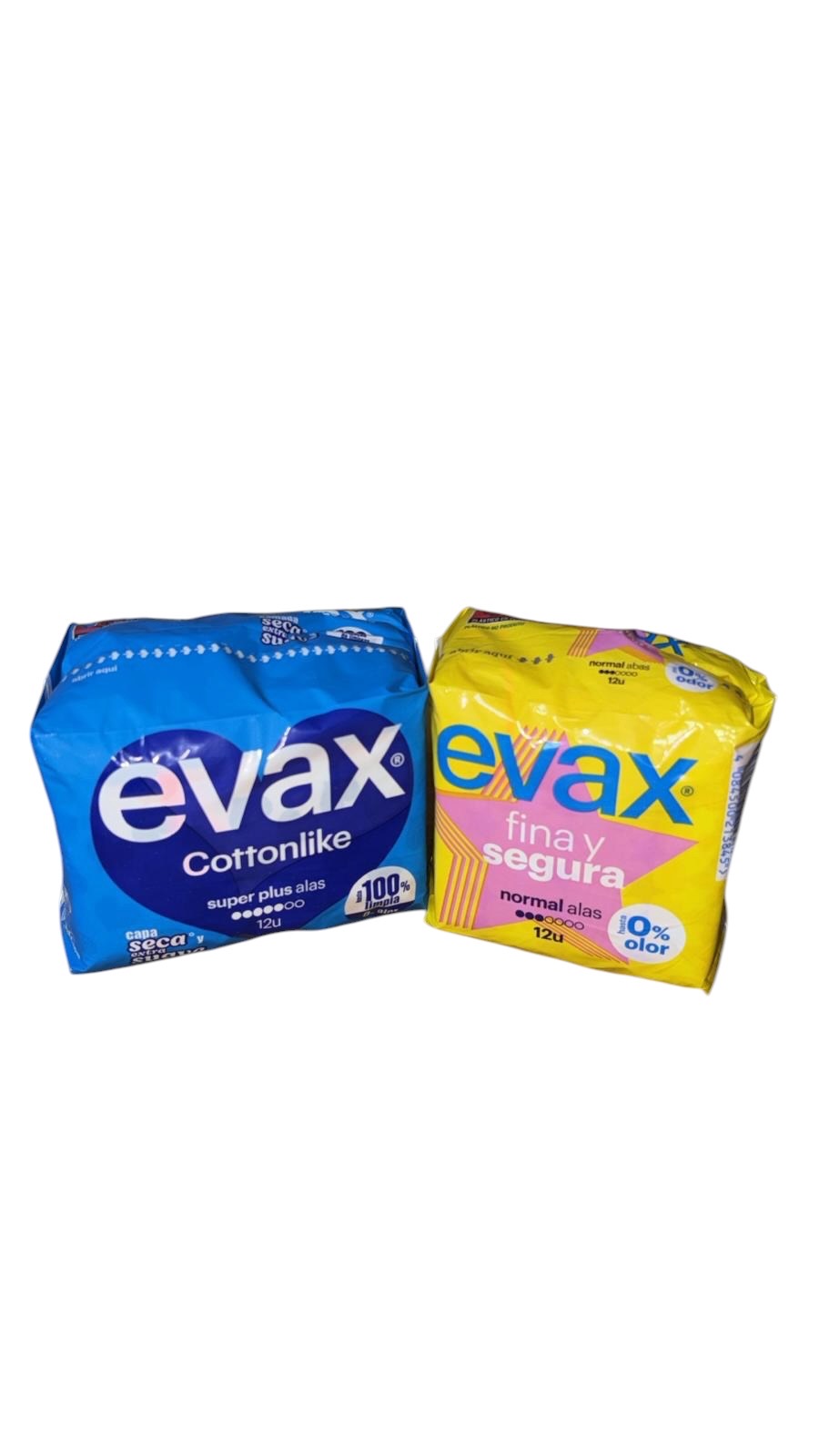 Compresas Evax Cottonlike & Fina y Segura
