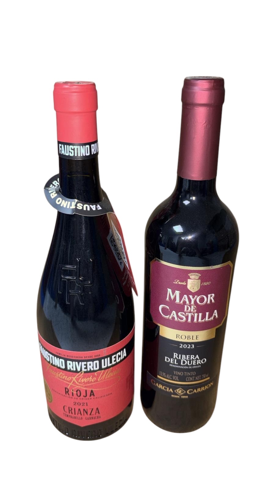 Faustino Rivero Ulecia Crianza & Mayor de Castilla Roble